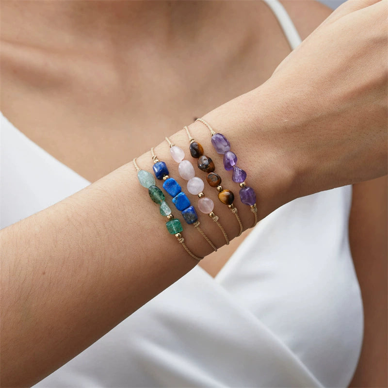 Handmade Natural Gemstone Best Crystals for Each Zodiac Sign Bracelet
