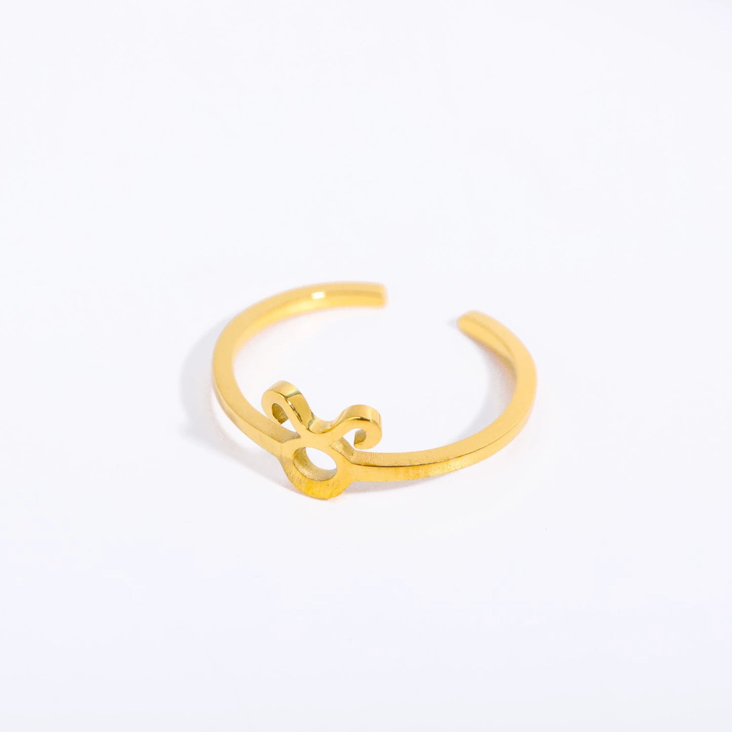 Rings Graceful Gold Plated Zodiac Signs Ring