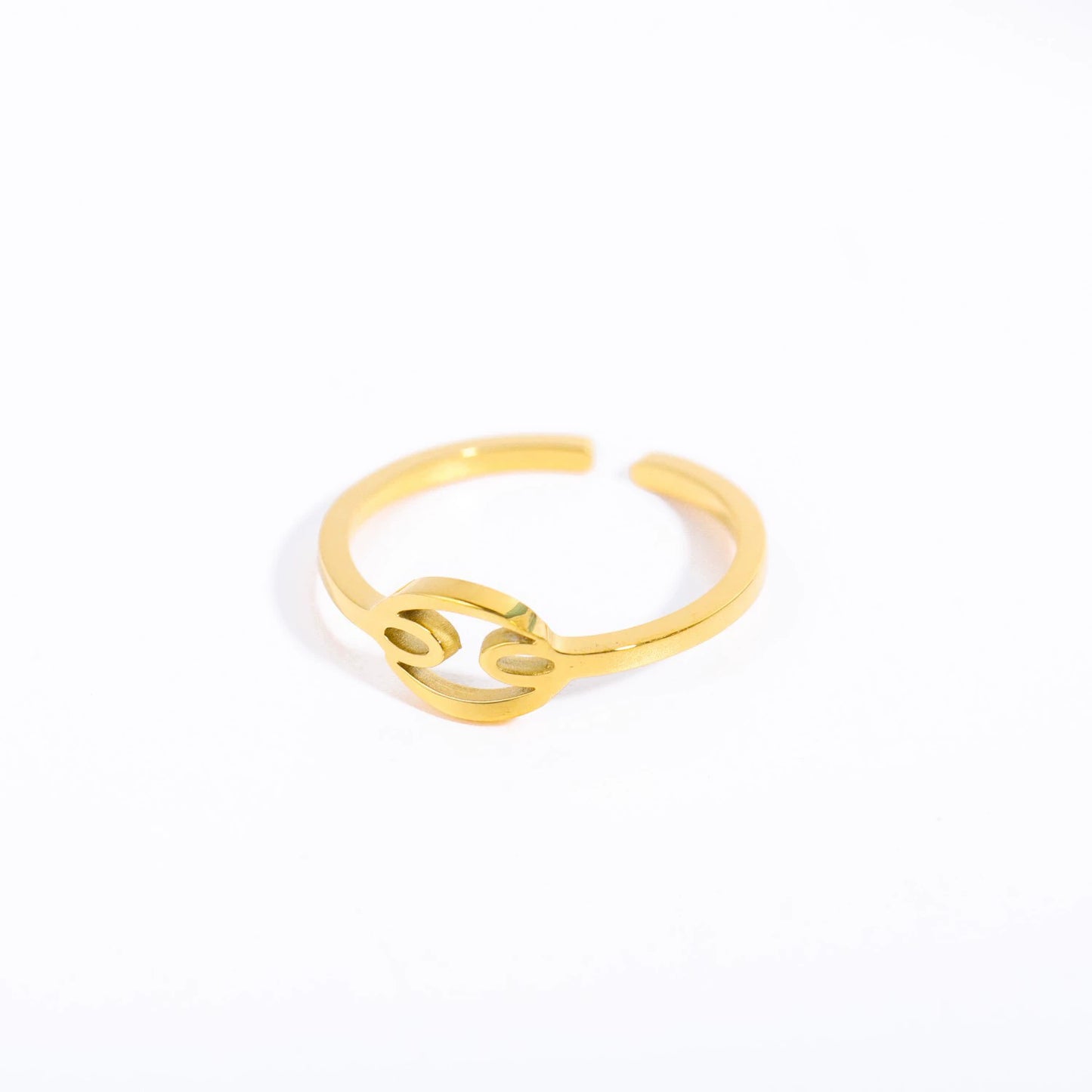 Rings Graceful Gold Plated Zodiac Signs Ring
