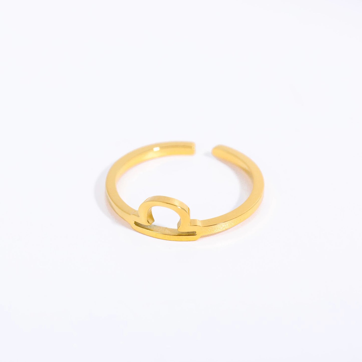 Rings Graceful Gold Plated Zodiac Signs Ring