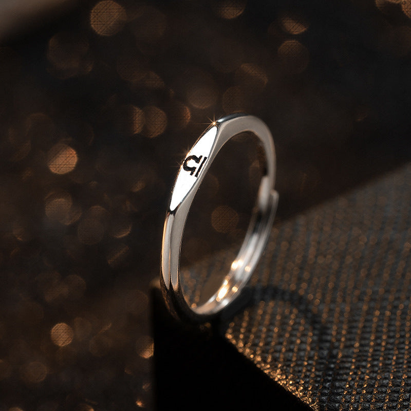 Ring Graceful Silver Plated Zodiac Signs Ring