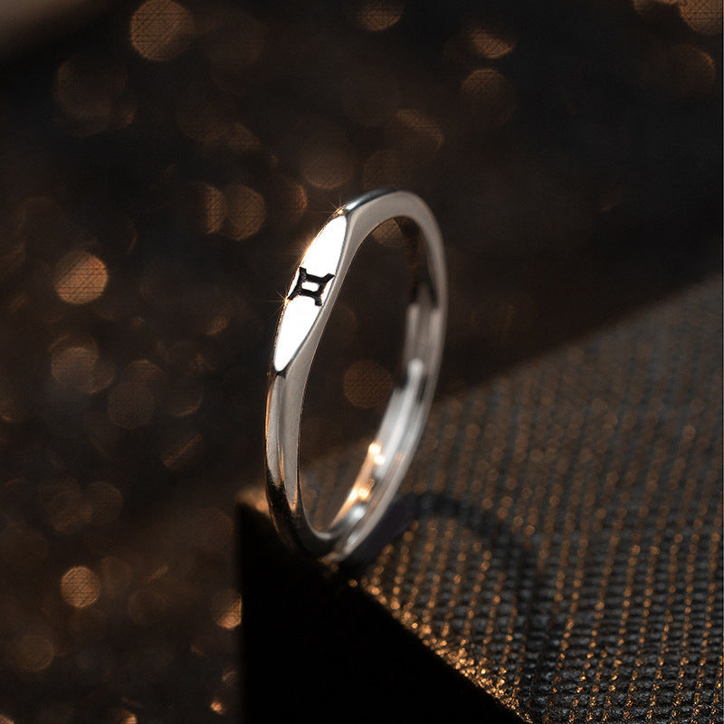 Ring Graceful Silver Plated Zodiac Signs Ring