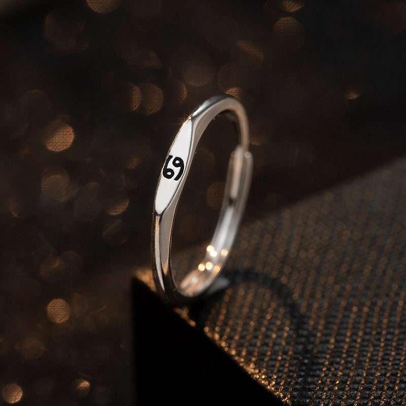 Ring Graceful Silver Plated Zodiac Signs Ring