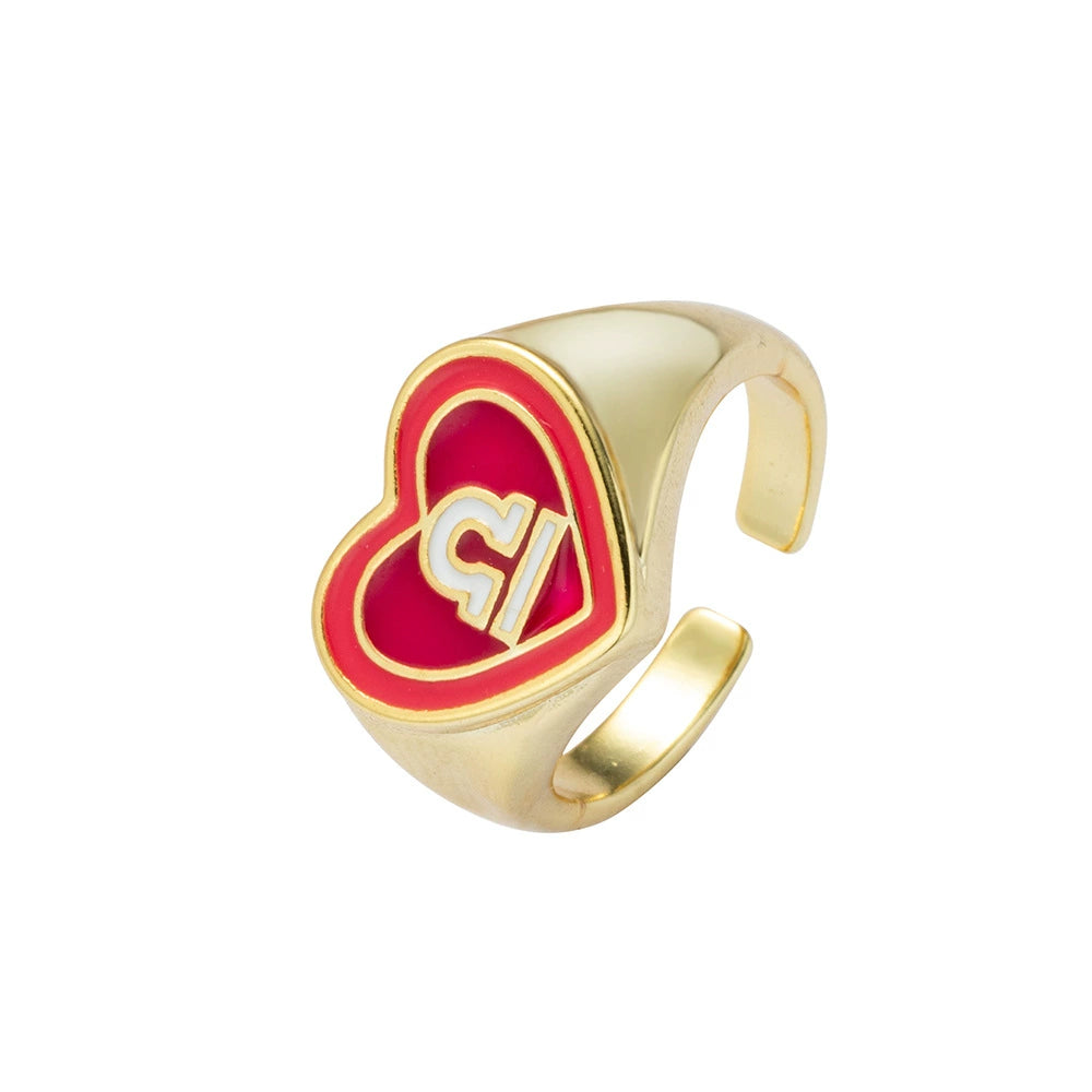 Rings Personalised Resin Zodiac Signs Colorful Ring