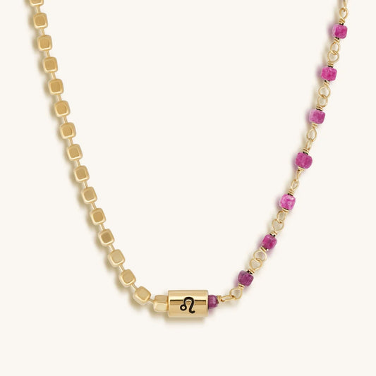 Necklace & Bracelet 18K Gold Plated Zodiac Signs Necklace and Bracelet Set