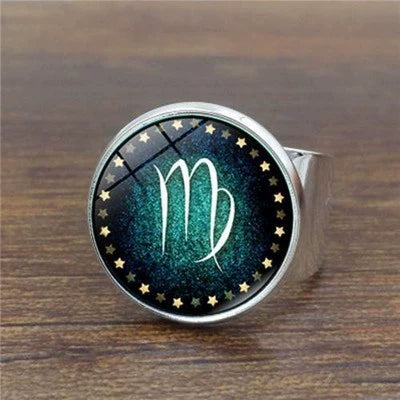 Rings Noctilucent Zodiac Signs Ring Perfect for Night Party