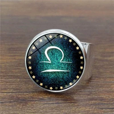 Rings Noctilucent Zodiac Signs Ring Perfect for Night Party