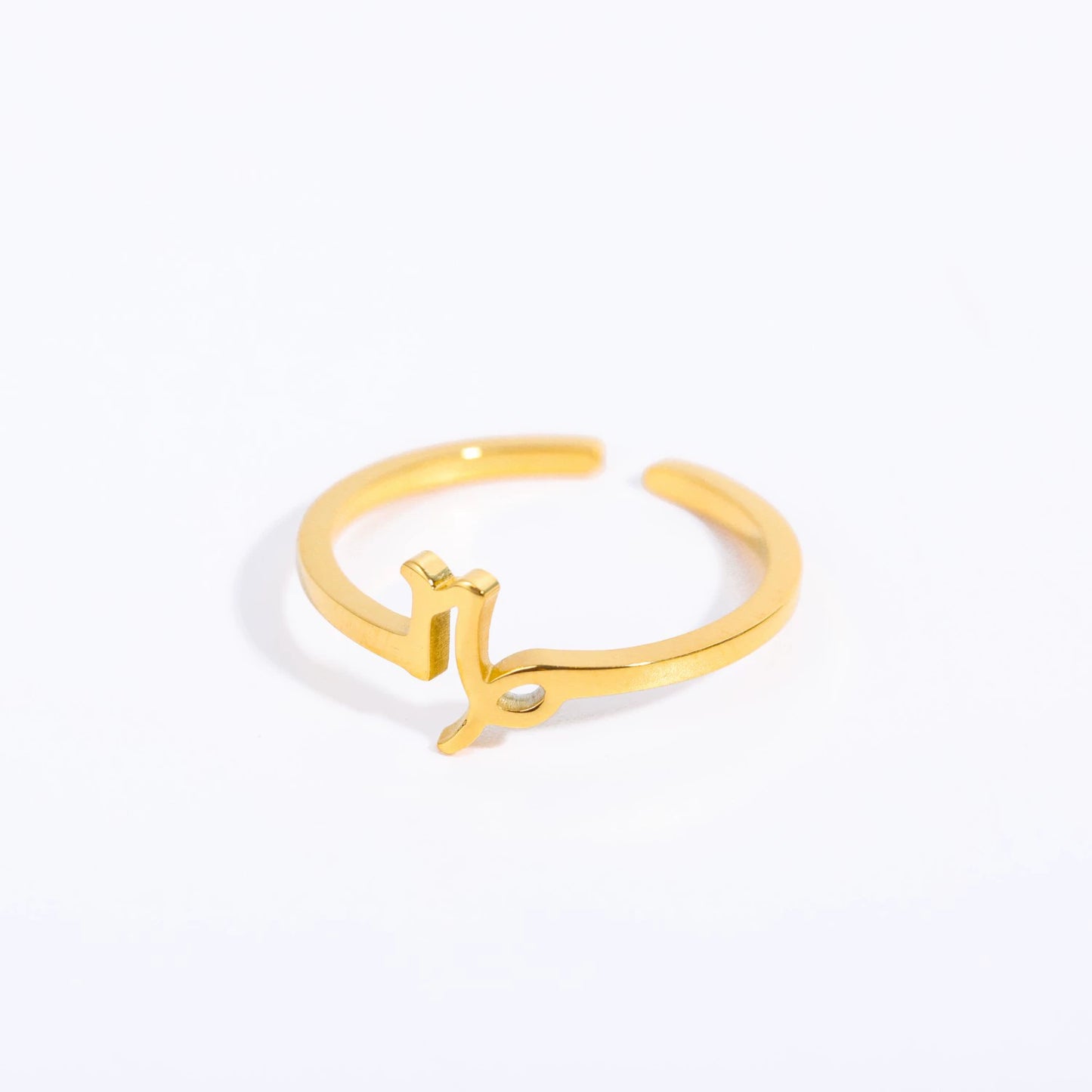 Rings Graceful Gold Plated Zodiac Signs Ring