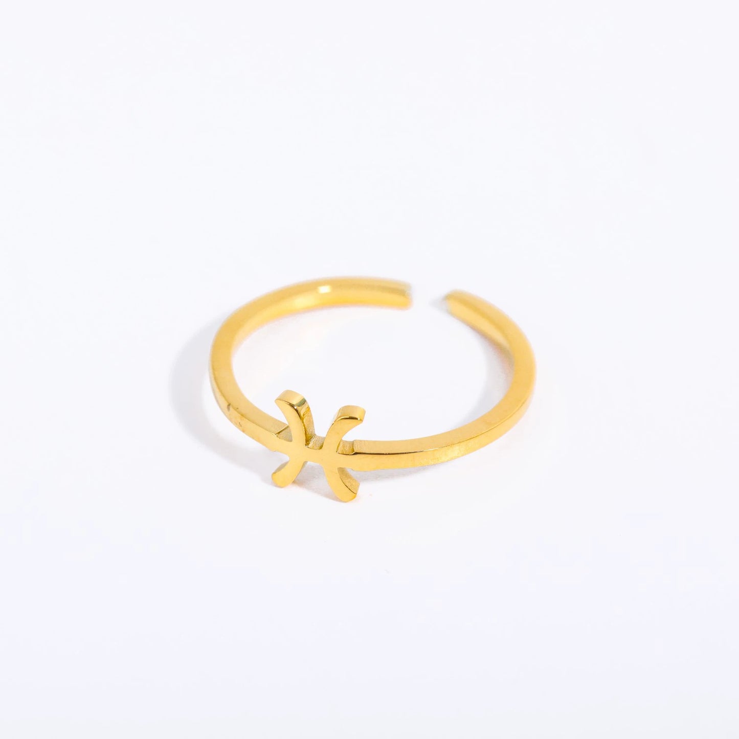 Rings Graceful Gold Plated Zodiac Signs Ring