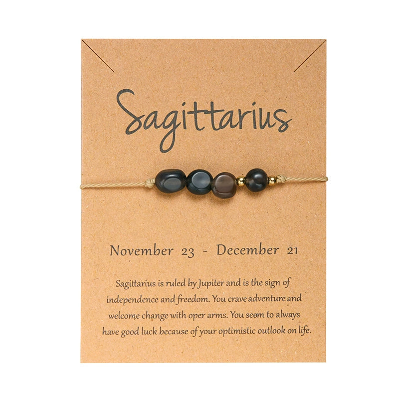 Handmade Natural Gemstone Best Crystals for Each Zodiac Sign Bracelet